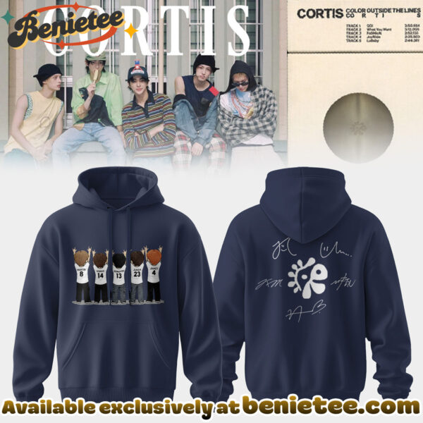 CORTIS COLOR OUTSIDE THE LINES Limited Edition Signature - Hoodie - Ver 2