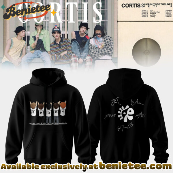 CORTIS COLOR OUTSIDE THE LINES Limited Edition Signature - Hoodie - Ver 5