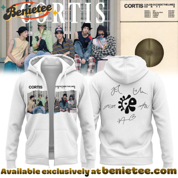 CORTIS COLOR OUTSIDE THE LINES Limited Edition Signature - Hoodie - Ver 8