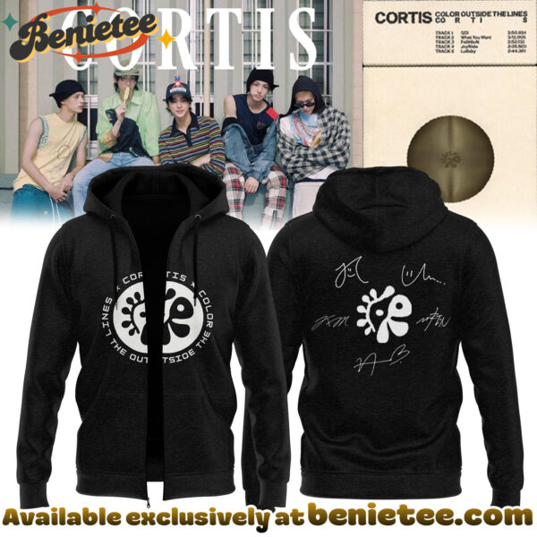 CORTIS COLOR OUTSIDE THE LINES Limited Edition Signature - Hoodie - Ver 21