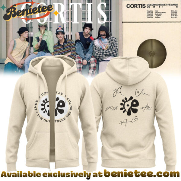 CORTIS COLOR OUTSIDE THE LINES Limited Edition Signature - Hoodie - Ver 22