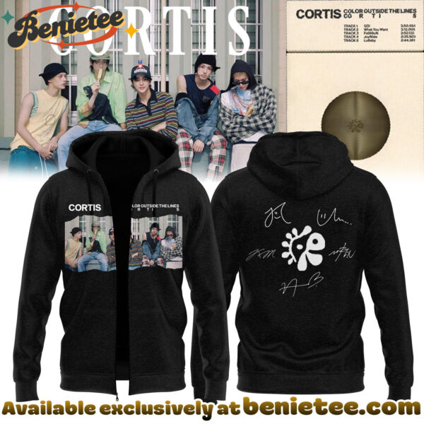 CORTIS COLOR OUTSIDE THE LINES Limited Edition Signature - Hoodie - Ver 9