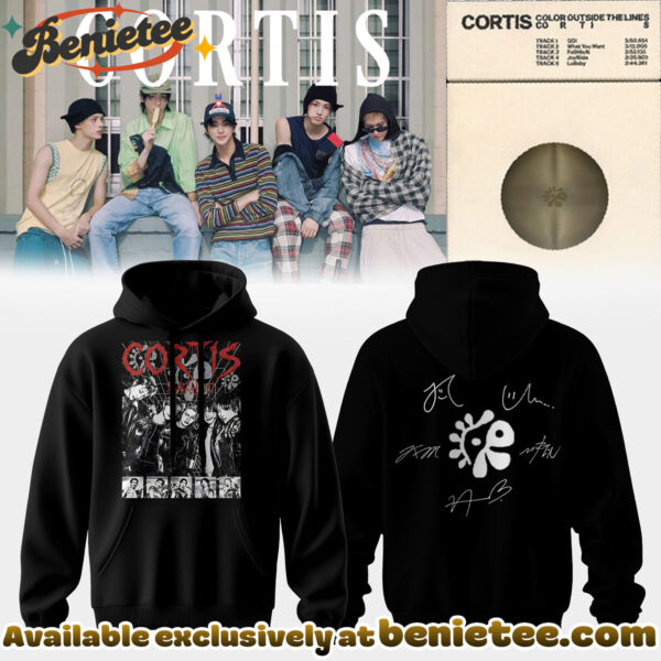 CORTIS COLOR OUTSIDE THE LINES Limited Edition Signature - Hoodie - Ver 26