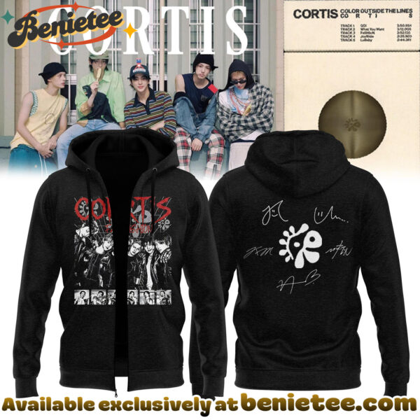 CORTIS COLOR OUTSIDE THE LINES Limited Edition Signature - Hoodie - Ver 7