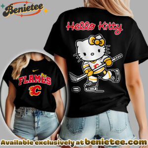 Calgary Flames Premium NHL Hello Kitty Womens Shirt