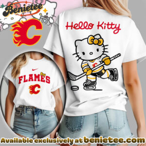 Calgary Flames Premium NHL Hello Kitty Womens Shirt