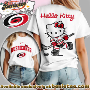Carolina Hurricanes Premium NHL Hello Kitty Womens Shirt