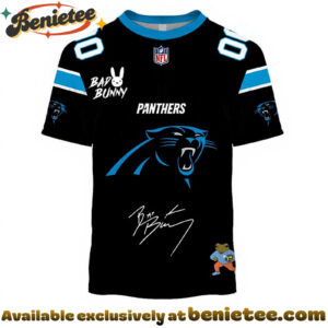 Carolina Panthers x Bad Bunny Super Bowl 2026 Limited Edition Shirt - Ver 2