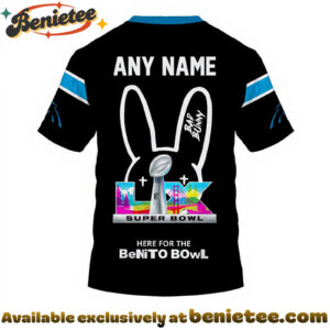 Carolina Panthers x Bad Bunny Super Bowl 2026 Limited Edition Shirt - Ver 2