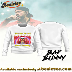 Casual Bad Bunny Crew Neck Sweatshirt - Ver 2