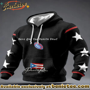 Casual Bad Bunny Super Bowl Collaboration Hooded Sweatshirt - Ver 5