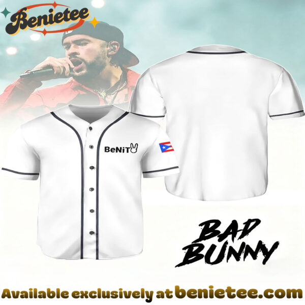 Casual Sports Super Bowl And Bad Bunny Tops Baseball Jersey - Ver 2
