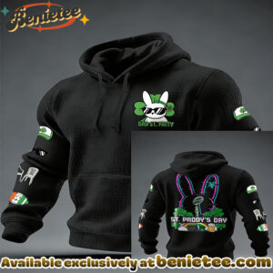 Casual St. Patrick'S And Bad Bunny Print Hoodie