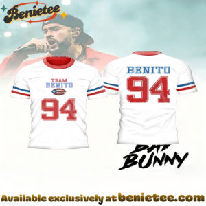 Casual Super Bowl And Bad Bunny Contrast T-Shirt