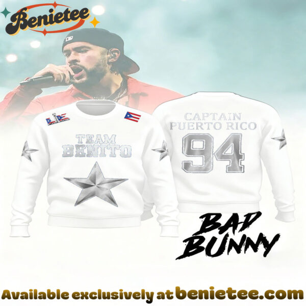 Casual Super Bowl And Bad Bunny Crew Neck Sweatshirt - Ver 3