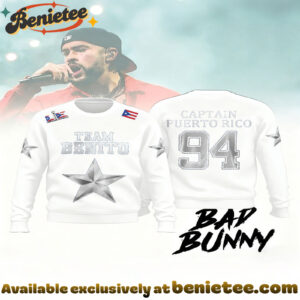 Casual Super Bowl And Bad Bunny Crew Neck Sweatshirt - Ver 3