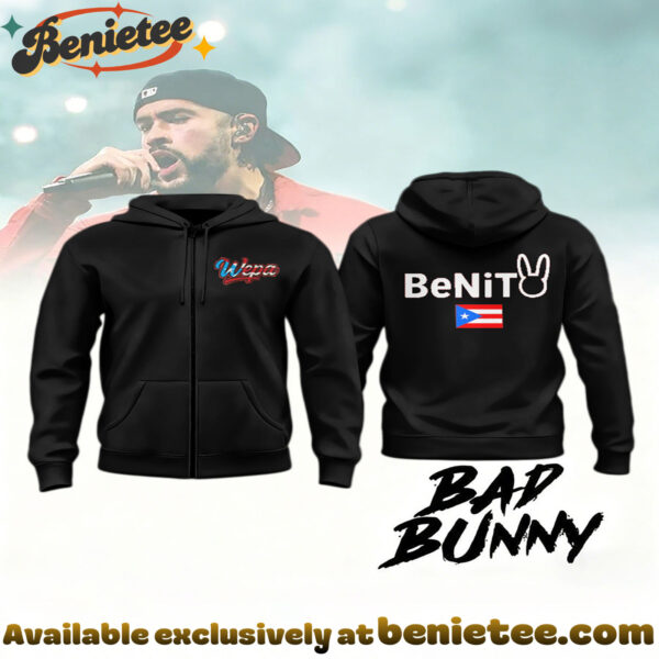 Casual Super Bowl And Bad Bunny Hooded Jacket - Ver 2