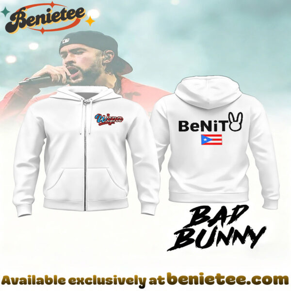 Casual Super Bowl And Bad Bunny Hooded Jacket - Ver 3