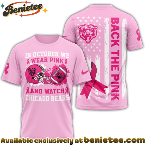 Chicago Bears Pink Out Breast Cancer T-Shirt