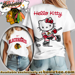 Chicago Blackhawks Premium NHL Hello Kitty Womens Shirt