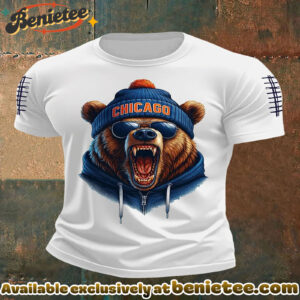 Chicago Football Fans Lovers Gameday Casual Tee - Ver 4