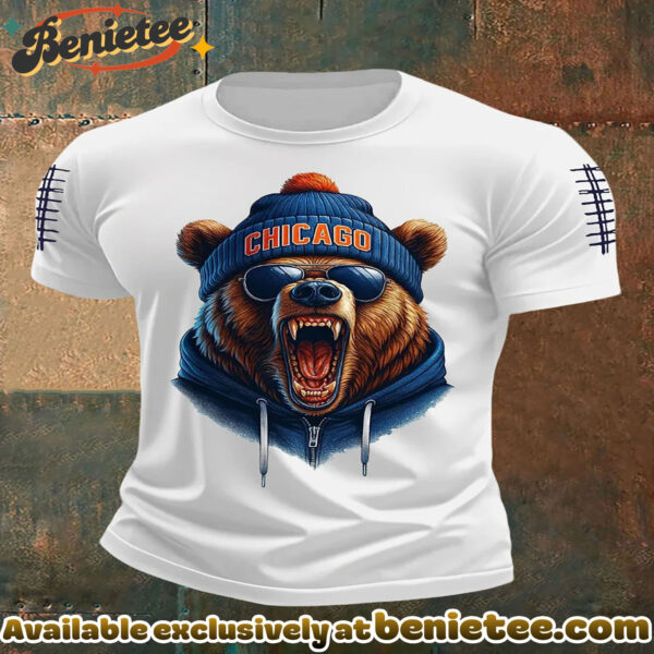 Chicago Football Fans Lovers Gameday Casual Tee - Ver 4
