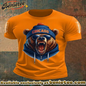 Chicago Football Fans Lovers Gameday Casual Tee - Ver 5