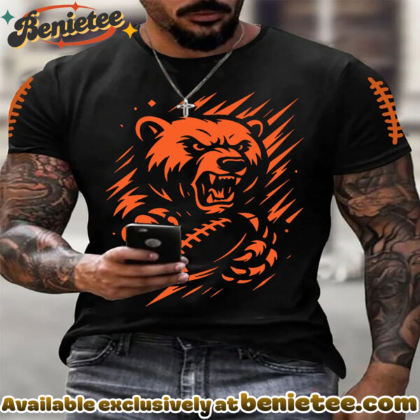 Chicago Football Fans Lovers Gameday Casual Tee - Ver 2
