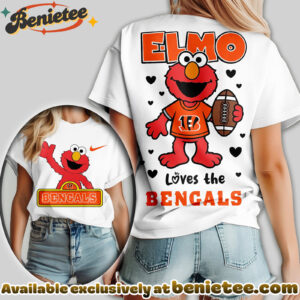 Cincinnati Bengals Premium NFL Elmo Fan 3D Shirt