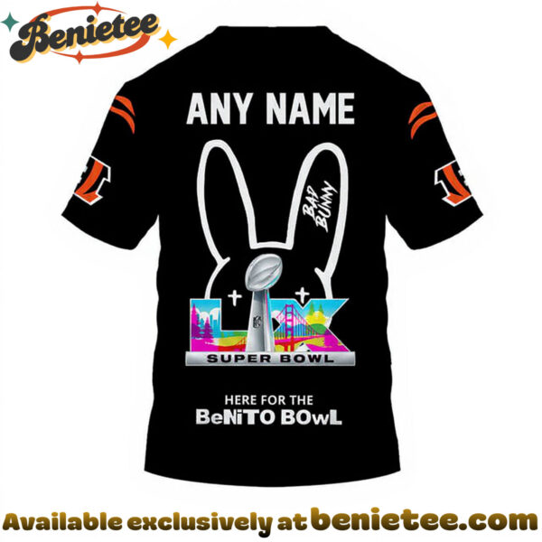 Cincinnati Bengals x Bad Bunny Super Bowl 2026 Limited Edition Shirt - Ver 2