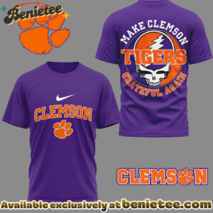 Clemson Tigers Premium NCAA Grateful Game Day 3D Shirt Hoodie