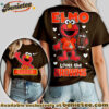Cleveland Browns Premium NFL Elmo Fan 3D Shirt