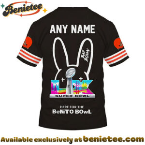 Cleveland Browns x Bad Bunny Super Bowl 2026 Limited Edition Shirt - Ver 2