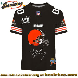 Cleveland Browns x Bad Bunny Super Bowl 2026 Limited Edition Shirt - Ver 2