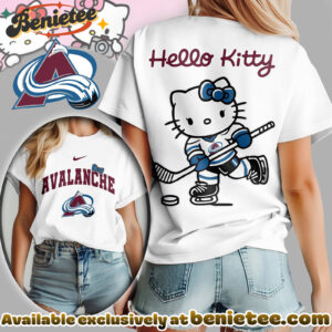 Colorado Avalanche Premium NHL Hello Kitty Womens Shirt