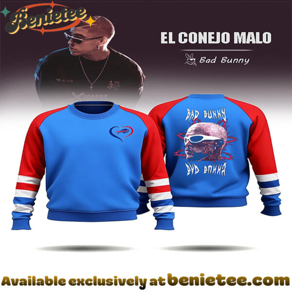 Creative Design Bill Team Bad Bunny Crew Neck Sweatshirt