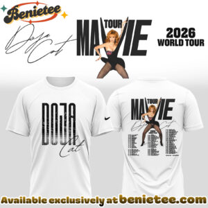 DOJA CAT - Tour Ma Vie UK Europe Tour Date 2026 Collection Shirt