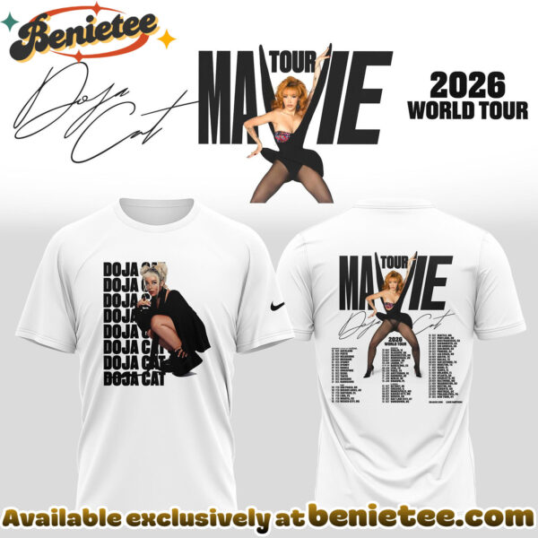 DOJA CAT - Tour Ma Vie UK Europe Tour Date 2026 Collection Shirt - Ver 2