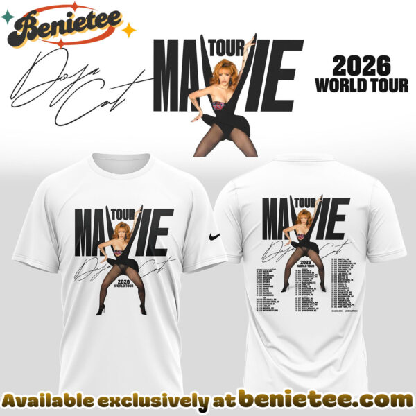 DOJA CAT - Tour Ma Vie UK Europe Tour Date 2026 Collection Shirt - Ver 3