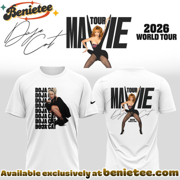 DOJA CAT - Tour Ma Vie UK Europe Tour Date 2026 Collection Shirt - Ver 5