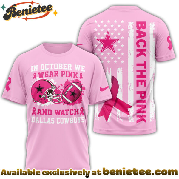 Dallas Cowboys Pink Out Breast Cancer T-Shirt