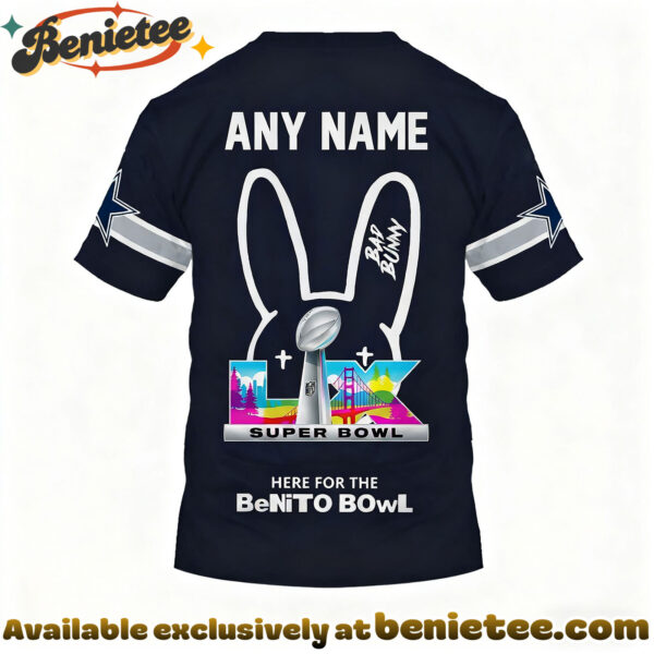 Dallas Cowboys x Bad Bunny Super Bowl 2026 Limited Edition Shirt - Ver 2