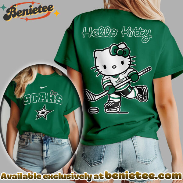 Dallas Stars Premium NHL Hello Kitty Womens Shirt