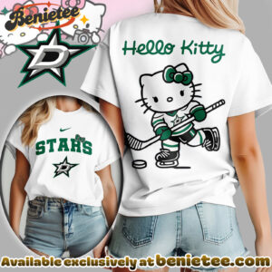 Dallas Stars Premium NHL Hello Kitty Womens Shirt