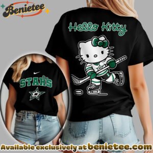 Dallas Stars Premium NHL Hello Kitty Womens Shirt