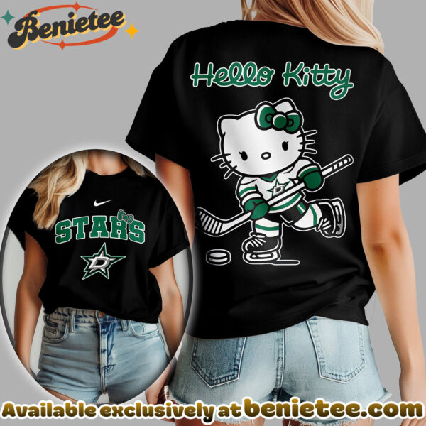 Dallas Stars Premium NHL Hello Kitty Womens Shirt