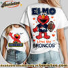 Denver Broncos Premium NFL Elmo Fan 3D Shirt
