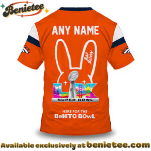 Denver Broncos x Bad Bunny Super Bowl 2026 Limited Edition Shirt - Ver 2