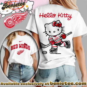 Detroit Red Wings Premium NHL Hello Kitty Womens Shirt