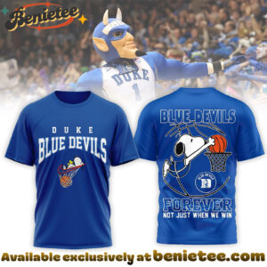 Duke Blue Devils Premium NCAA Basketball Snoopy 3D Shirt MM